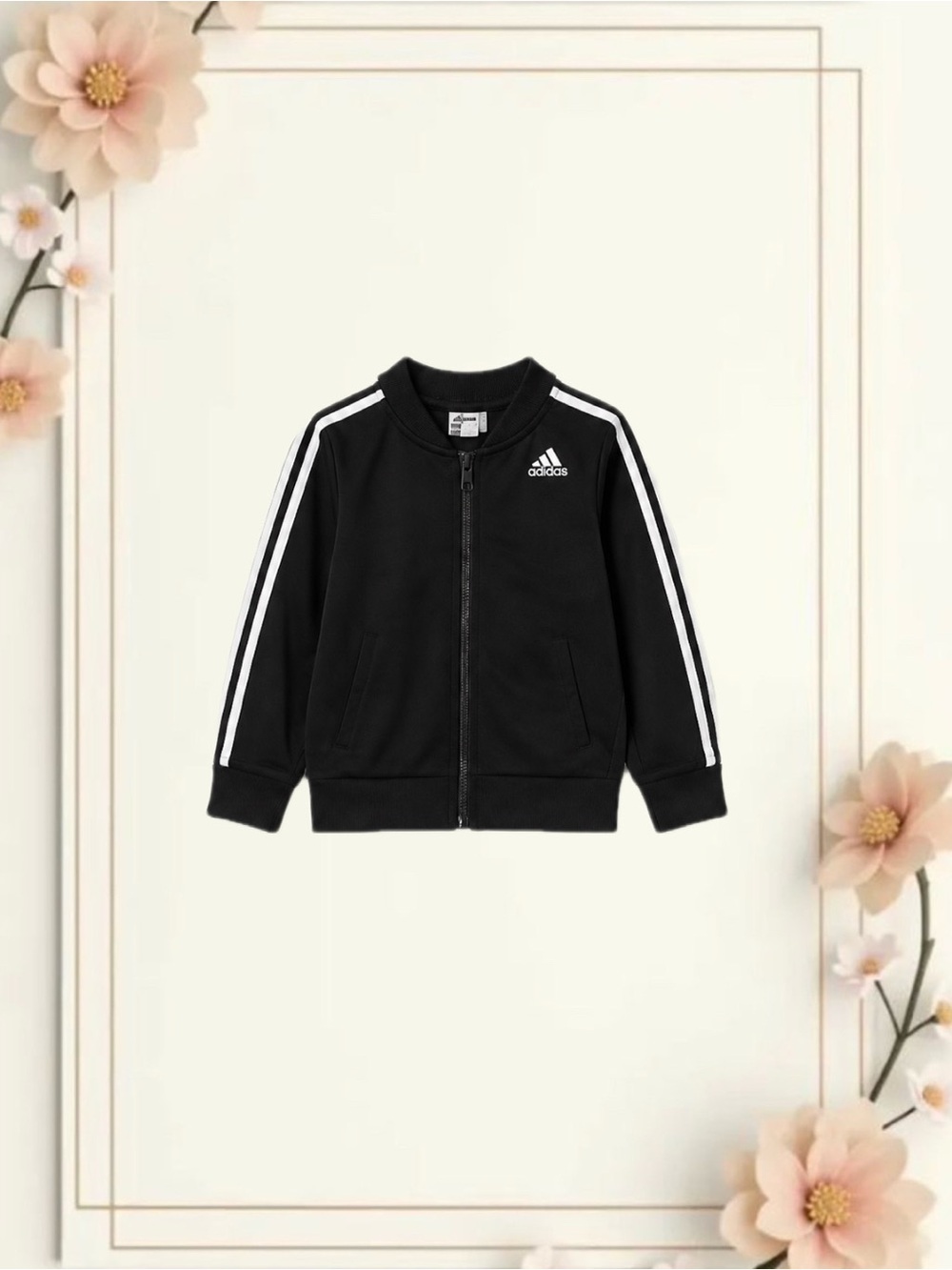 Girls Adidas Zip-Up Jacket